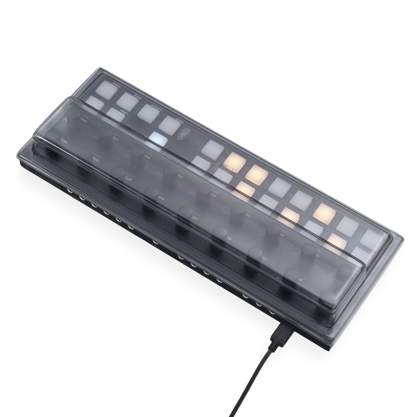 Torso Electronics T1 Algorithmic Sequencer, Black + T1PC Decksaver Protective Cover Bundle