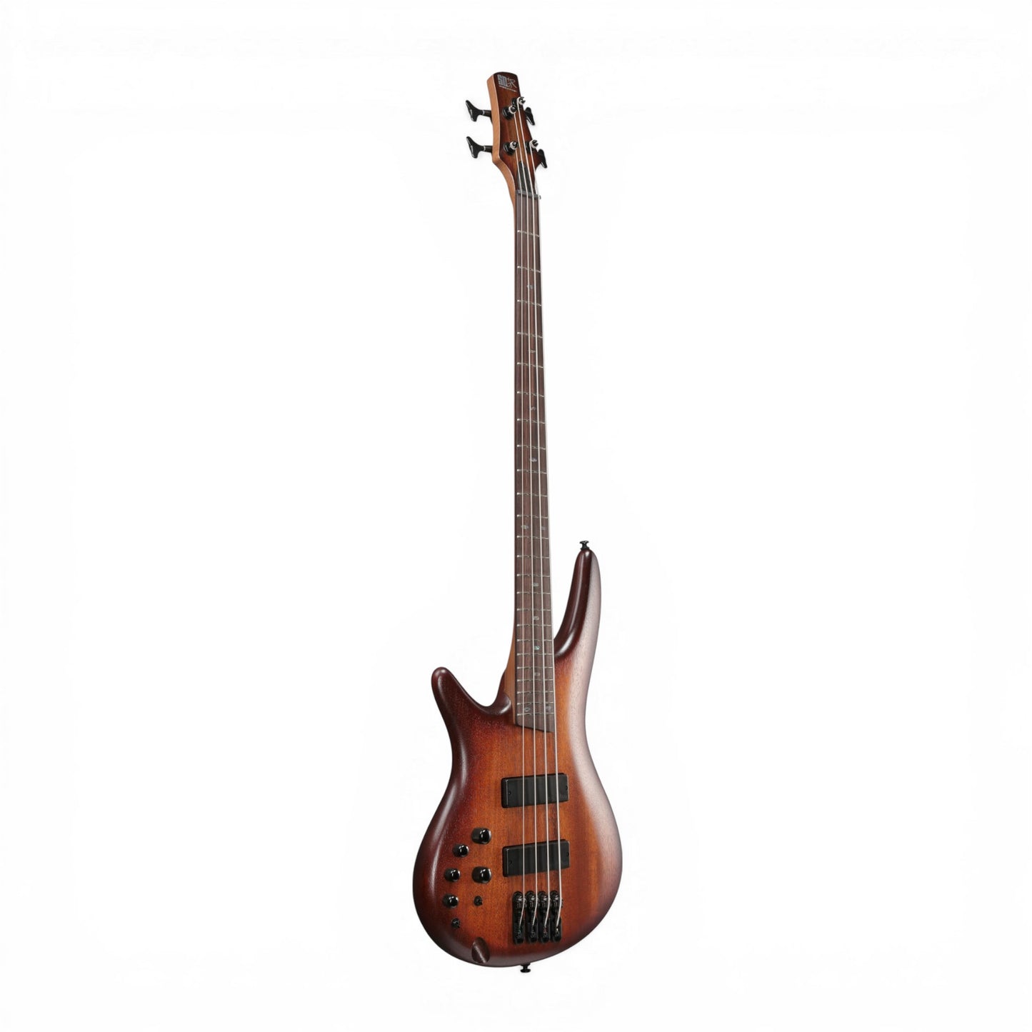 Ibanez SR500ALMHL Left-Handed (Lefty) 4-String Electric Bass – Mahogany Brown Burst Low Gloss