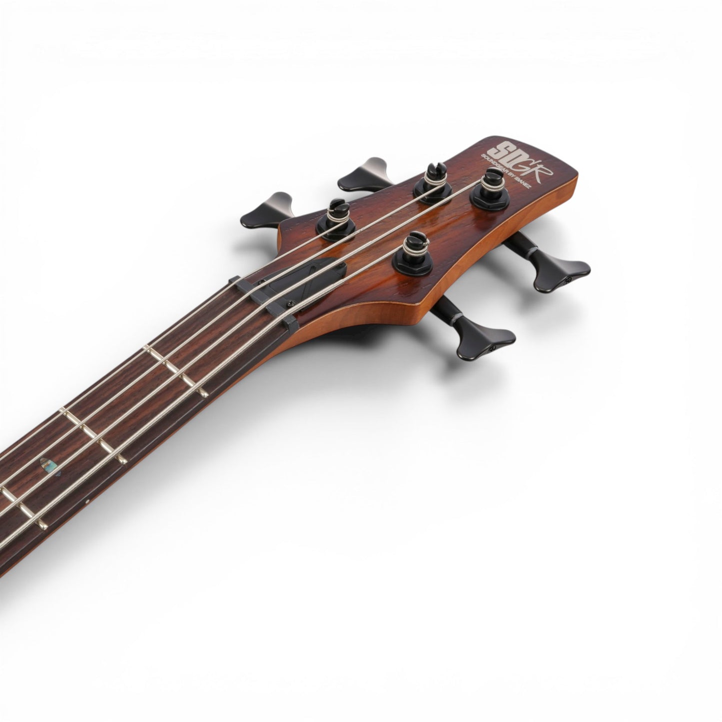 Ibanez SR500ALMHL Left-Handed (Lefty) 4-String Electric Bass – Mahogany Brown Burst Low Gloss