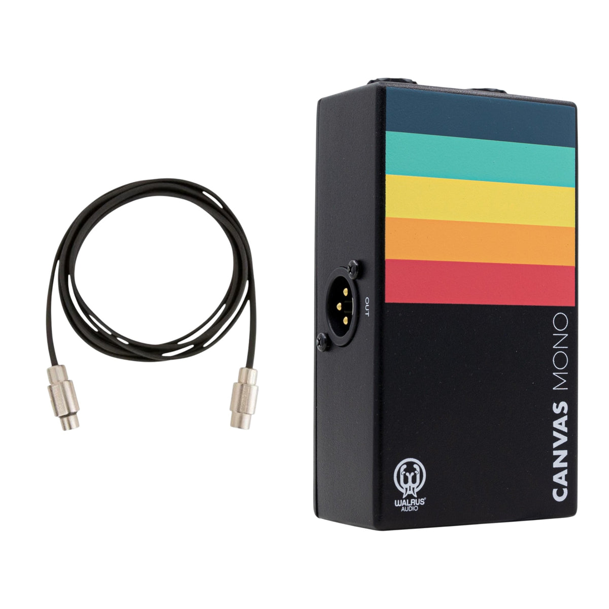 Mono to FOH Kit - Walrus Canvas Mono Line Isolator / DI + Rockboard Flat XLR Cable 10ft