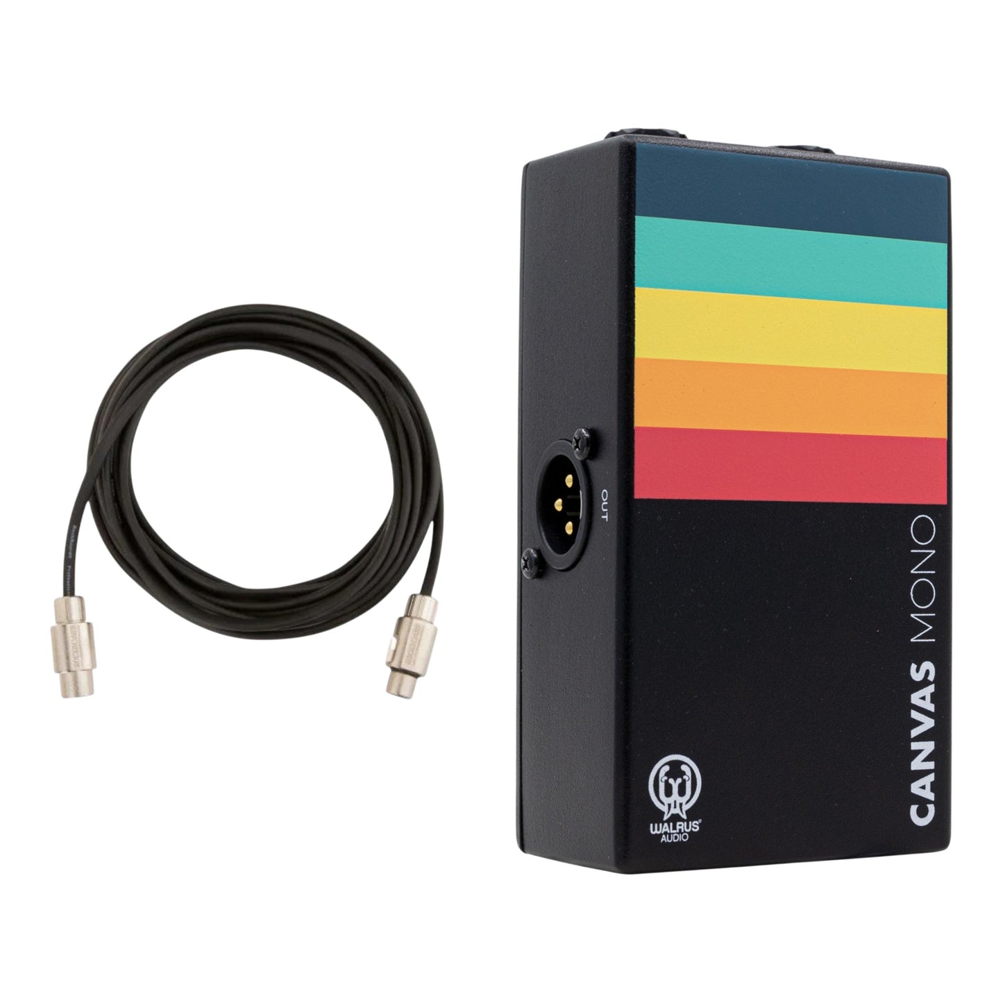 Mono to FOH Kit - Walrus Canvas Mono Line Isolator / DI + Rockboard Flat XLR Cable 20ft