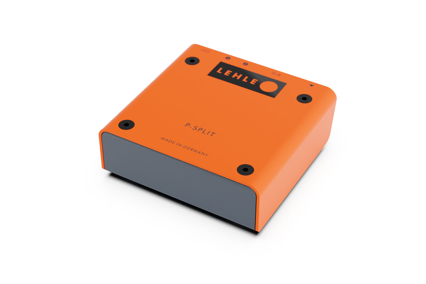 Split Amp Kit - Lehle P-Split III Passive Splitter DI + 2x Pig Hog PCH20GOR Cable 20FT, Orange Graffiti