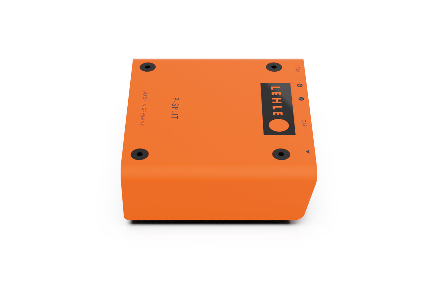 Split Amp Kit - Lehle P-Split III Passive Splitter DI + 2x Pig Hog PCH20GOR Cable 20FT, Orange Graffiti