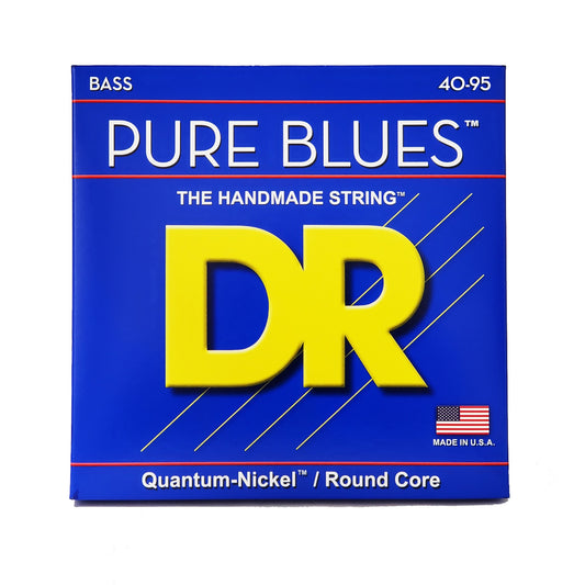 DR Strings PBVW-40 Pure Blues Victor Wooten Quantum Nickel Round Core Bass Strings 4-String 40/95