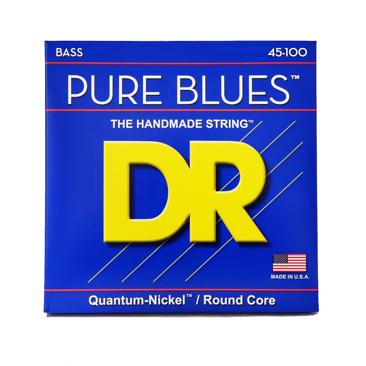 DR Strings PB-45/100 Pure Blues Quantum Nickel Round Core Bass Strings 4-String 45/100