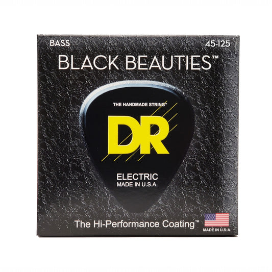 DR Strings BKB545 Black Beauties K3 Coated Bass Strings 5-String 45/125