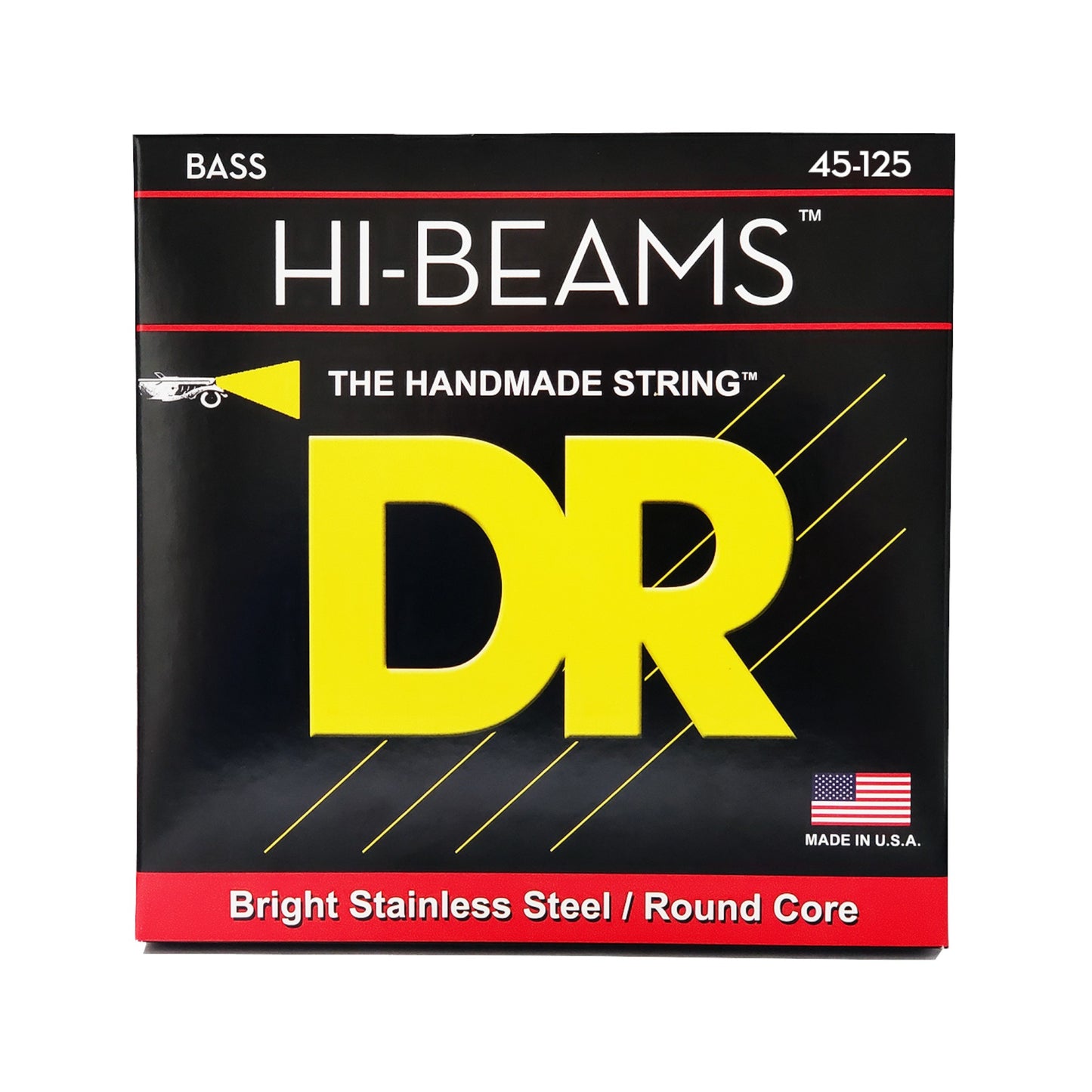 DR Strings MR5-45 Hi-Beams Stainless Steel Round Core Bass Strings 5-String 45/125