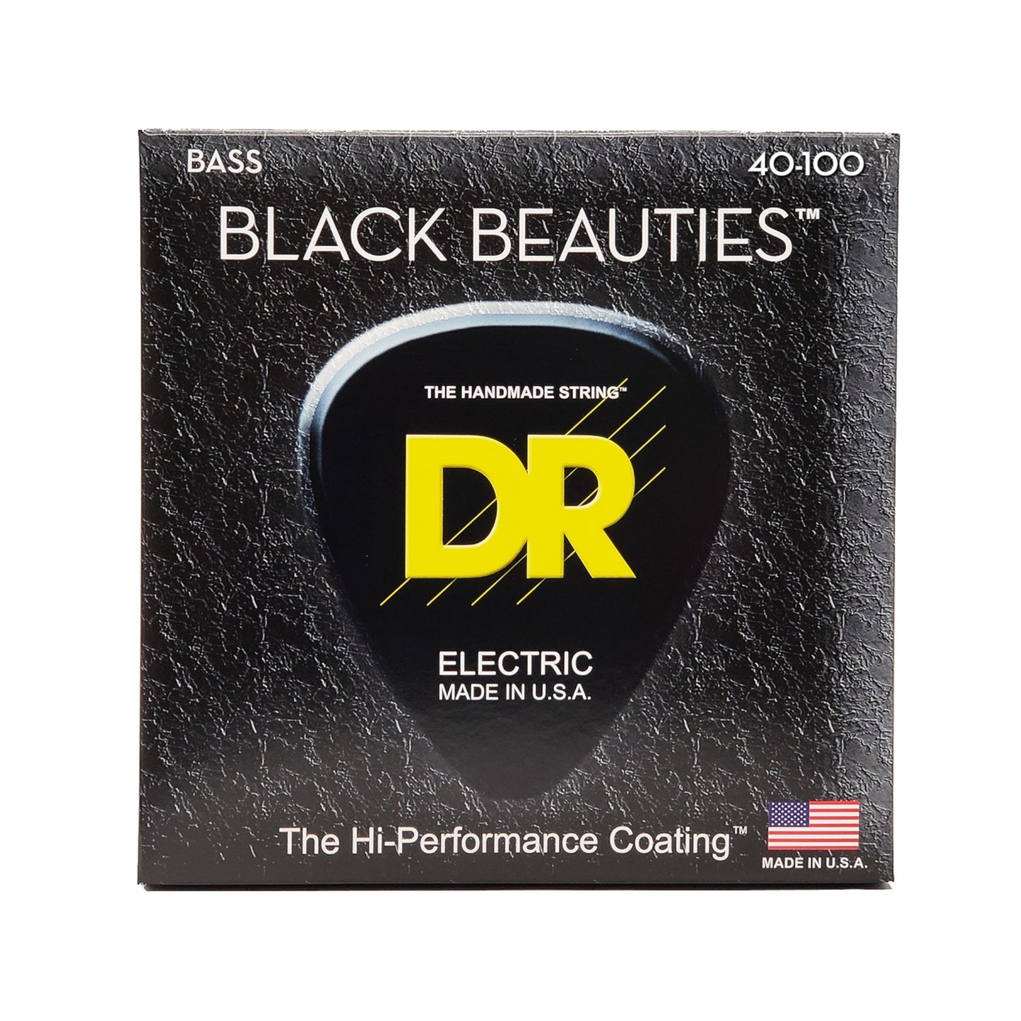 DR Strings BKB-40 Black Beauties K3 Coated Bass Strings 4-String 40/100