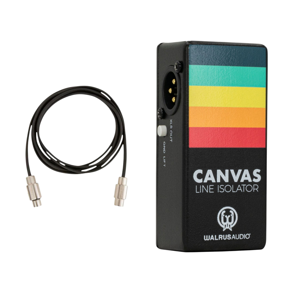 Pedalboard to Stage Box Kit - Walrus Audio Canvas Nano Line Isolator + Flat XLR 10FT