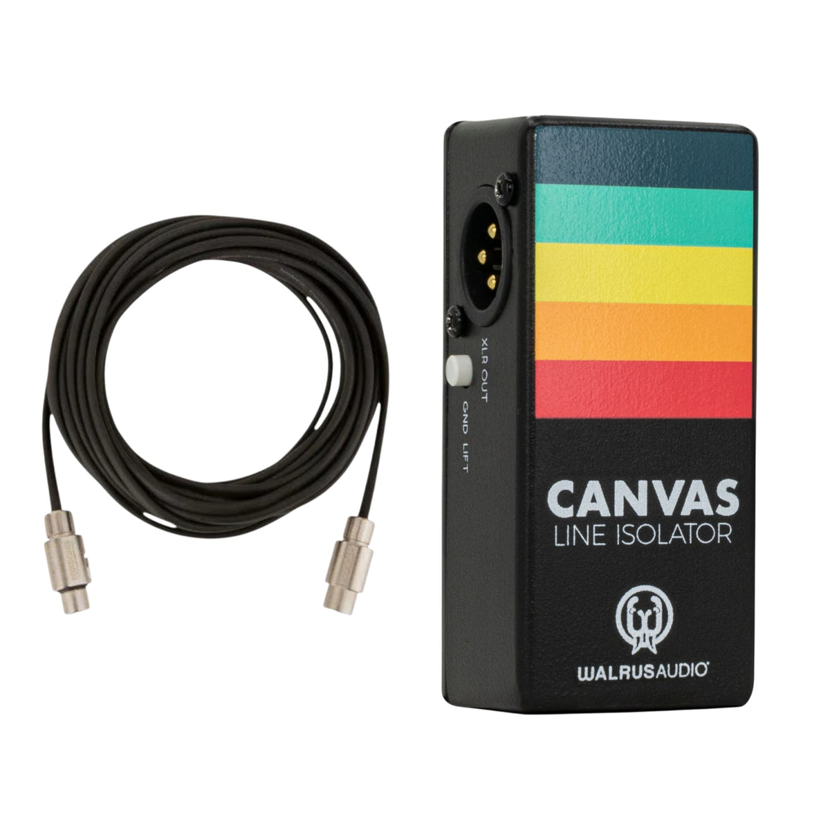 Pedalboard to FOH Kit Extended Range - Walrus Audio Canvas Nano Line Isolator + Flat XLR 30FT