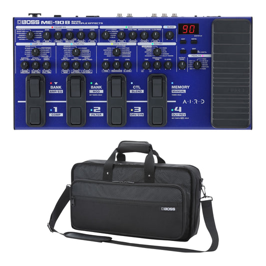 BOSS ME-90B Bass Multi-Effects Processor + CB-BM-M Case Bundle