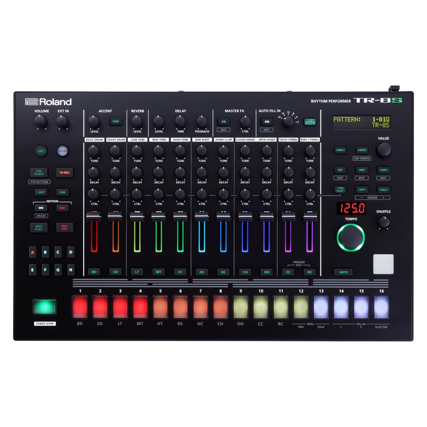 Roland TR-8S Rhythm Performer Drum Machine + CB-BTRMX Case Bundle