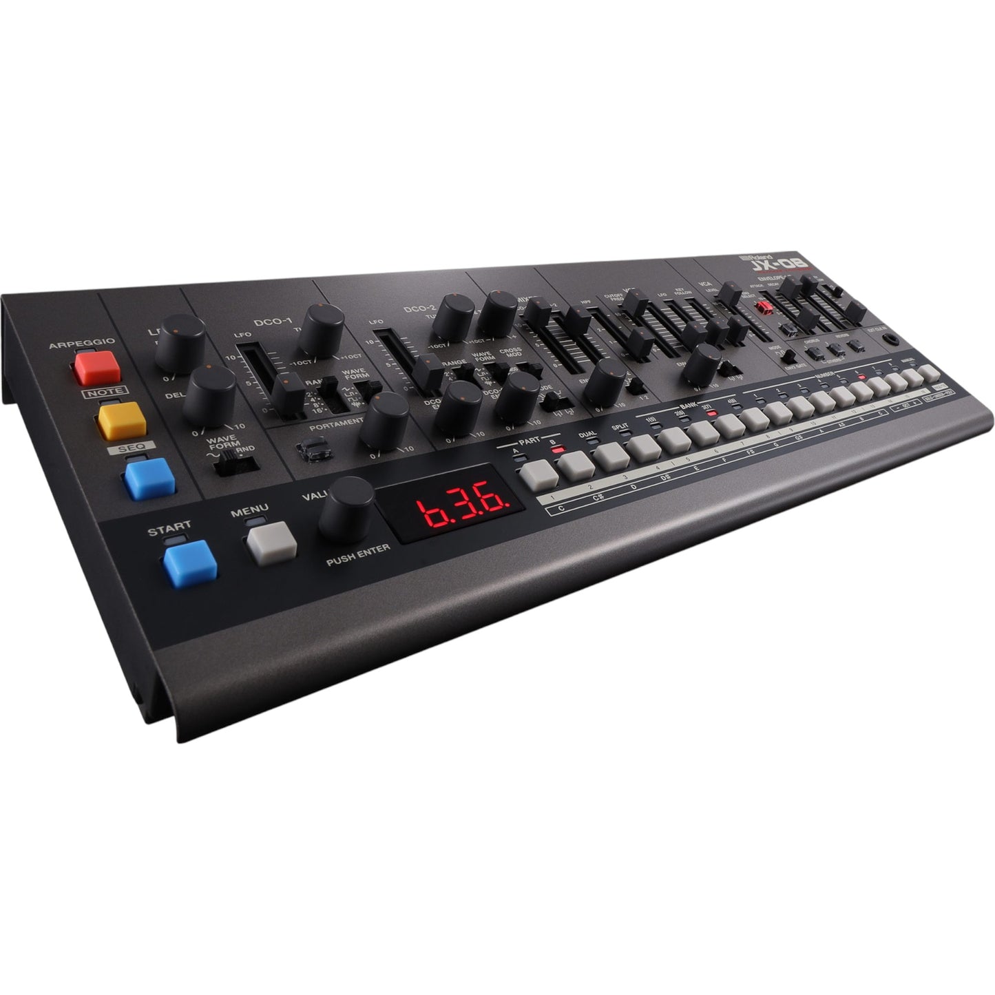 Roland JX-08 Boutique Series JX-8P Sound Module Synthesizer + DK-01 Dock + CB-BRB1 Carry Bag Bundle