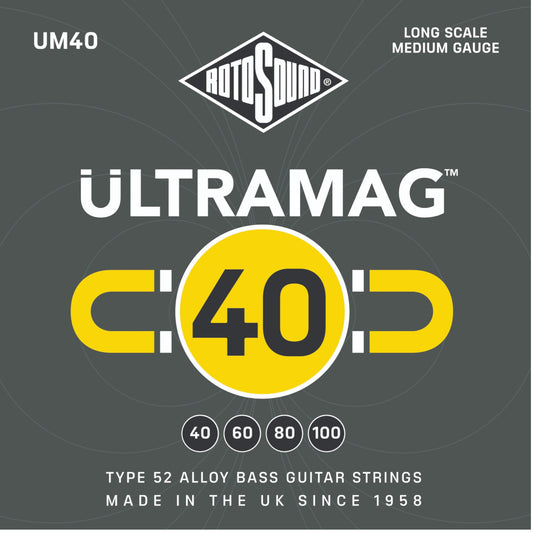 Rotosound UM40 Ultramag Type 52 Alloy Bass Strings 4-String 40/100