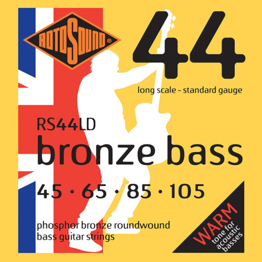 Rotosound RS44LD Phosphor Bronze Acoustic Bass Strings 4-String 45/105