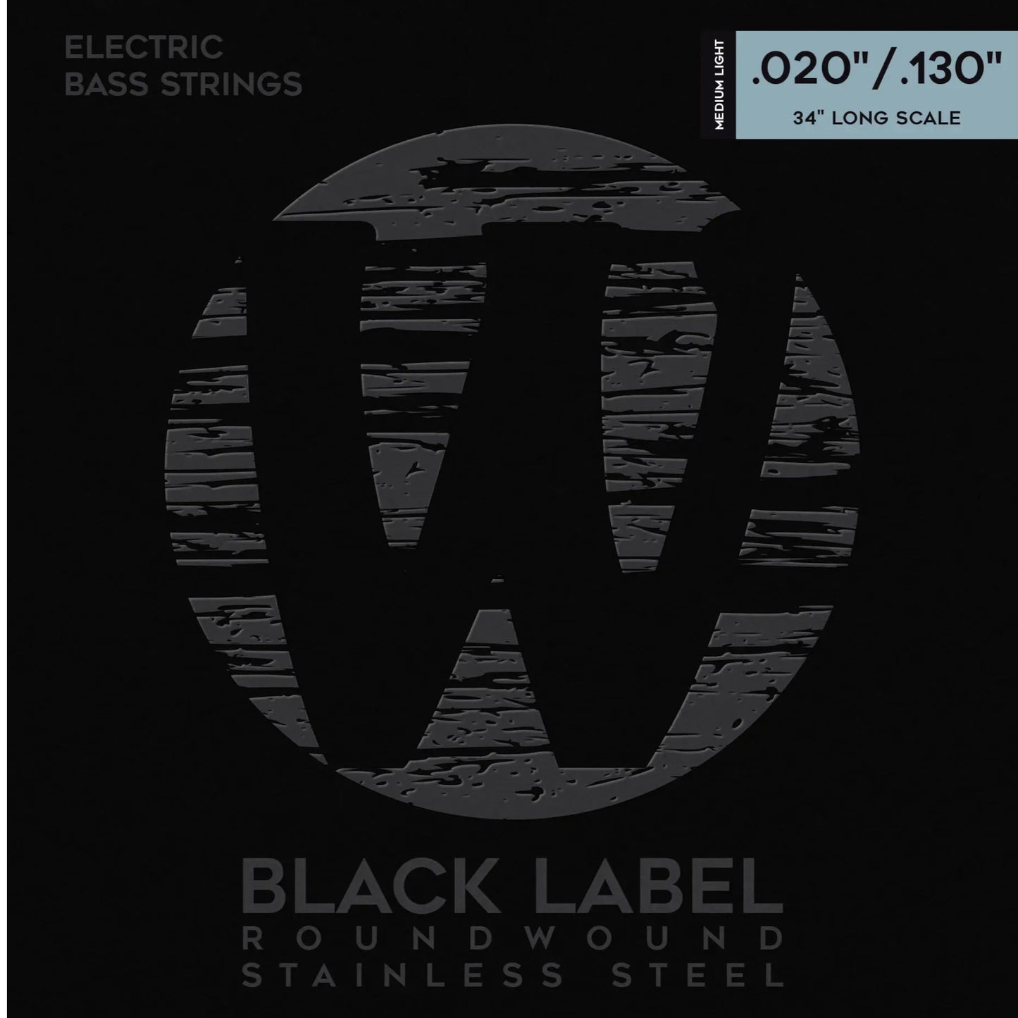 Warwick Black Label Stainless Steel Bass Strings 6-String 40400 ML 6 020/130