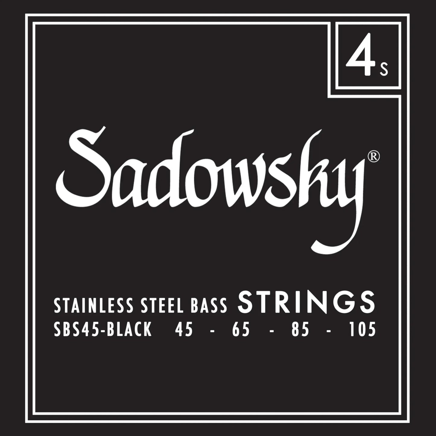 Sadowsky Black Label Stainless Steel Bass Strings 4-String SAC STR SBS 45-1