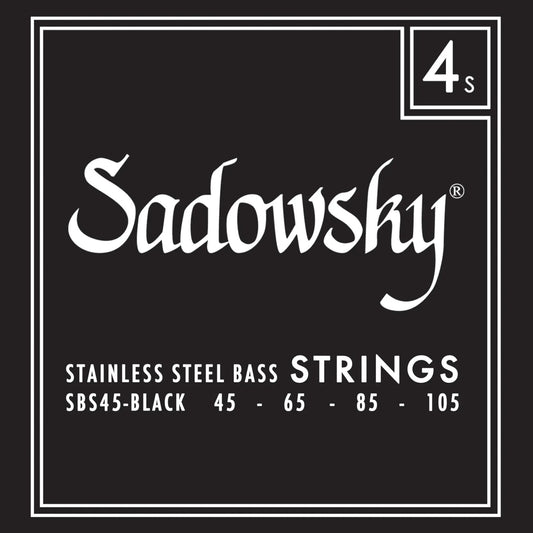 Sadowsky Black Label Stainless Steel Bass Strings 4-String SAC STR SBS 45-1