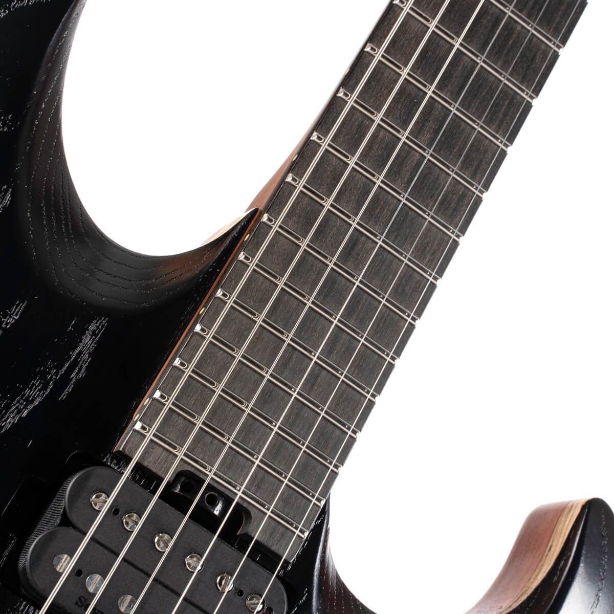 Cort KX700OPBK KX Series Evertune Double Cutaway Electric Guitar. Open Pore Black w/Gig Bag