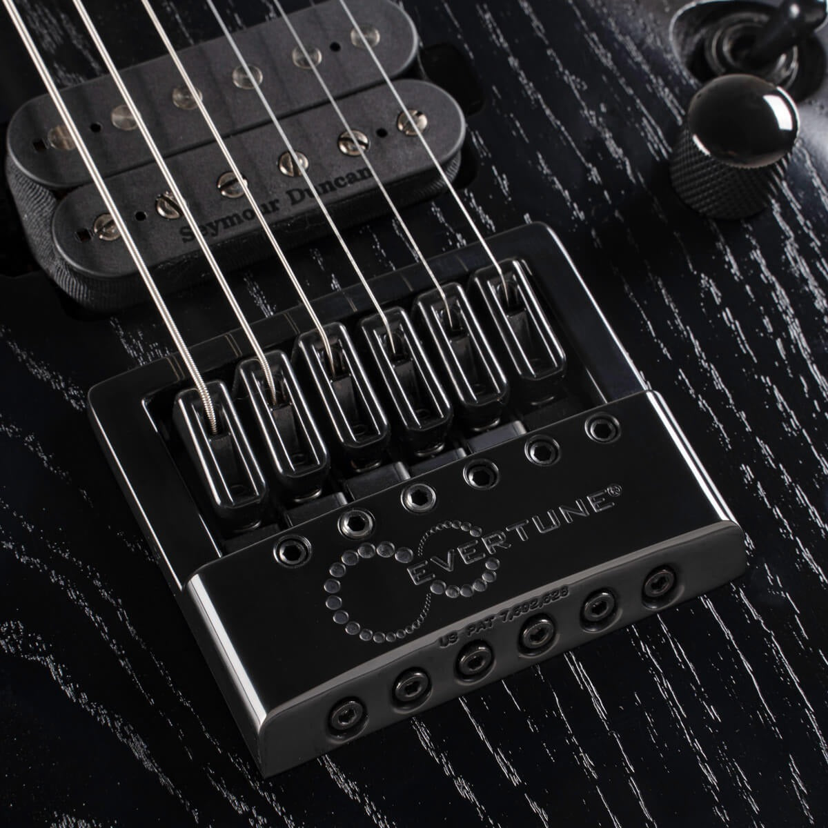 Cort KX700OPBK KX Series Evertune Double Cutaway Electric Guitar. Open Pore Black w/Gig Bag