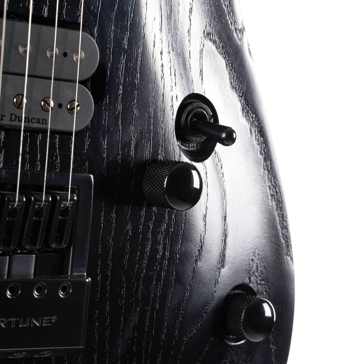 Cort KX700OPBK KX Series Evertune Double Cutaway Electric Guitar. Open Pore Black w/Gig Bag