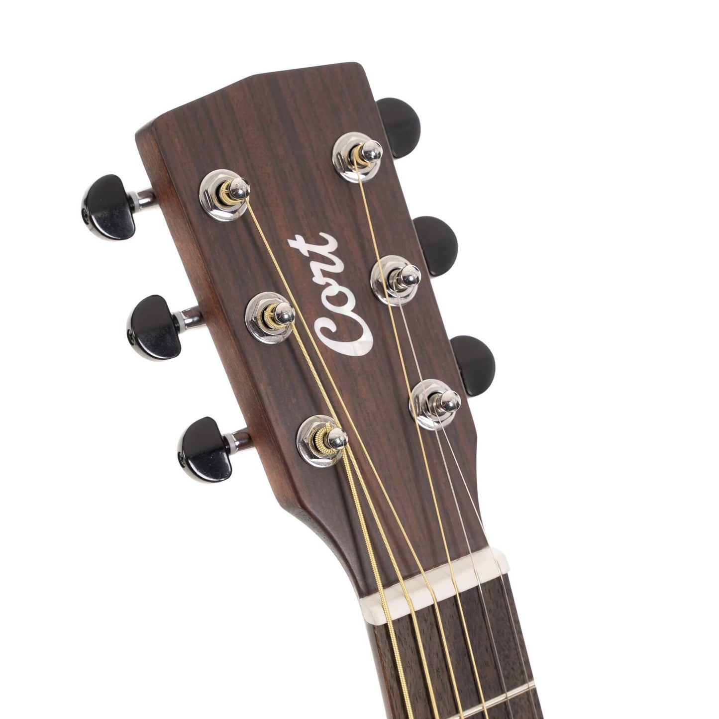 Cort EARTHGO-OPBB Earth Series Go Hyvibe Acoustic Electric Guitar with Built-in Effects System, Brown Burst w/Gig Bag