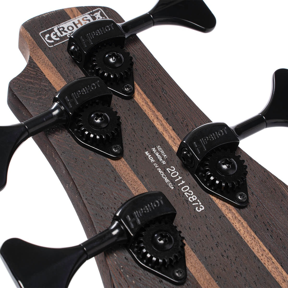 Cort B4ELEMENTOPTB Artisan Series B4 Element 4-String Bass Guitar with Bartolini MK-1 Pickups and Preamp, Transparent Black