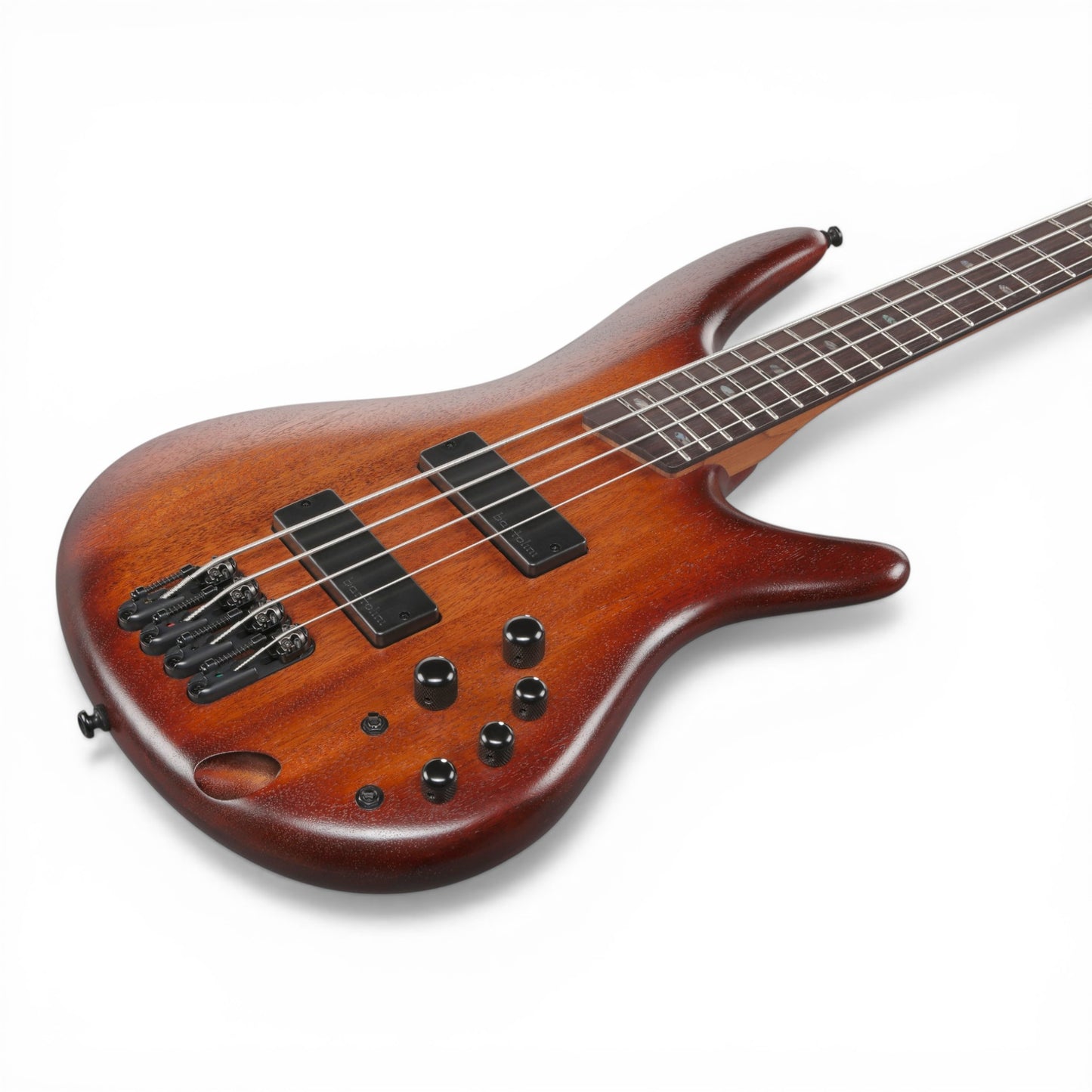 Ibanez SR500A 4-String Electric Bass – Mahogany Brown Burst Low Gloss – Bartolini BH2 Pickups – Active/Passive EQ