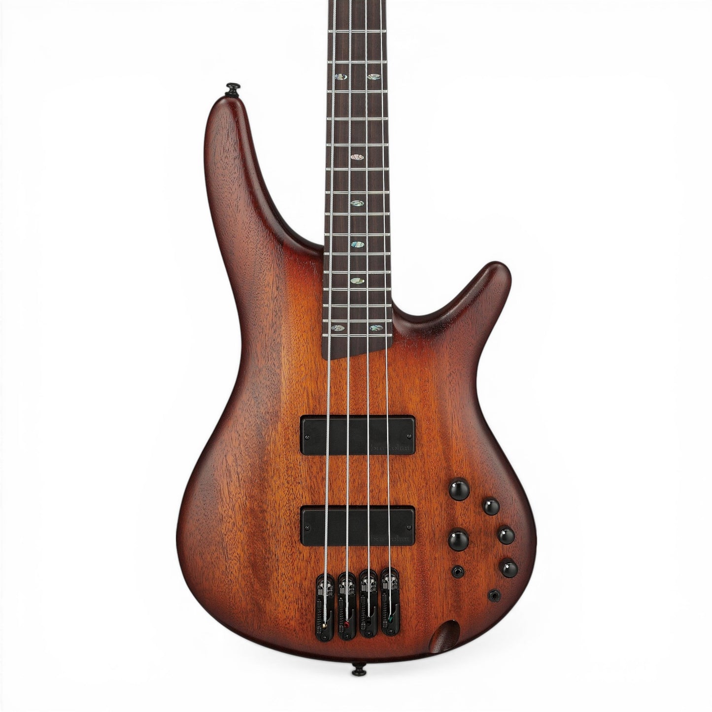 Ibanez SR500A 4-String Electric Bass – Mahogany Brown Burst Low Gloss – Bartolini BH2 Pickups – Active/Passive EQ