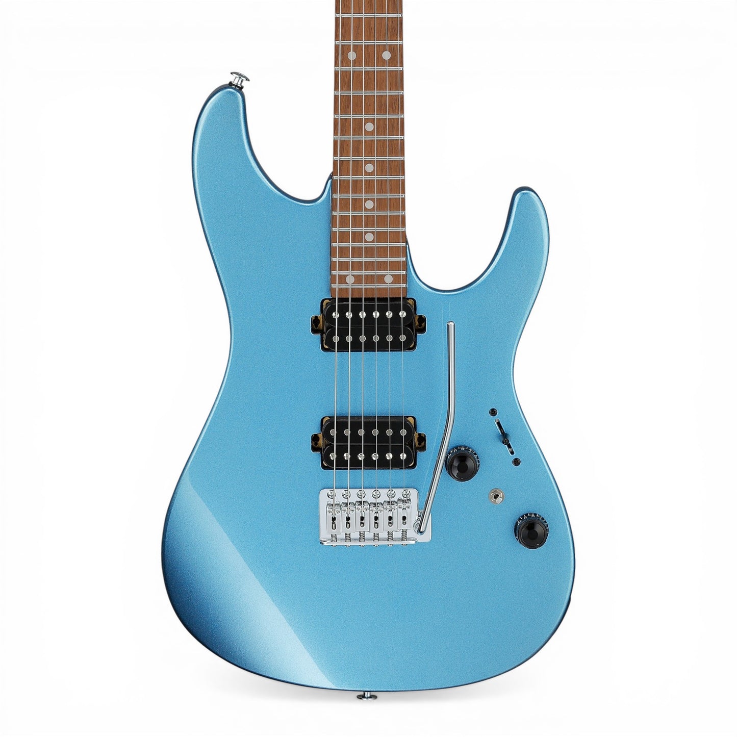 Ibanez AZ24S2 Electric Guitar – Metallic Light Blue – HH Pickups – Roasted Maple Neck – dyna-MIX10 Switching