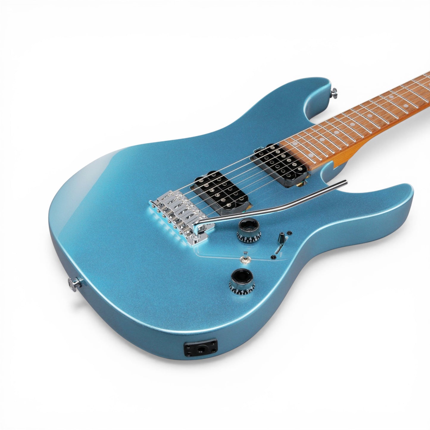 Ibanez AZ24S2 Electric Guitar – Metallic Light Blue – HH Pickups – Roasted Maple Neck – dyna-MIX10 Switching