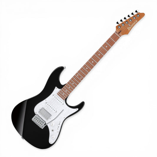 Ibanez AZ22S2BK AZ Standard 6-String Electric Guitar - Black - Roasted Maple Neck, HSS Pickups, dyna-MIX9