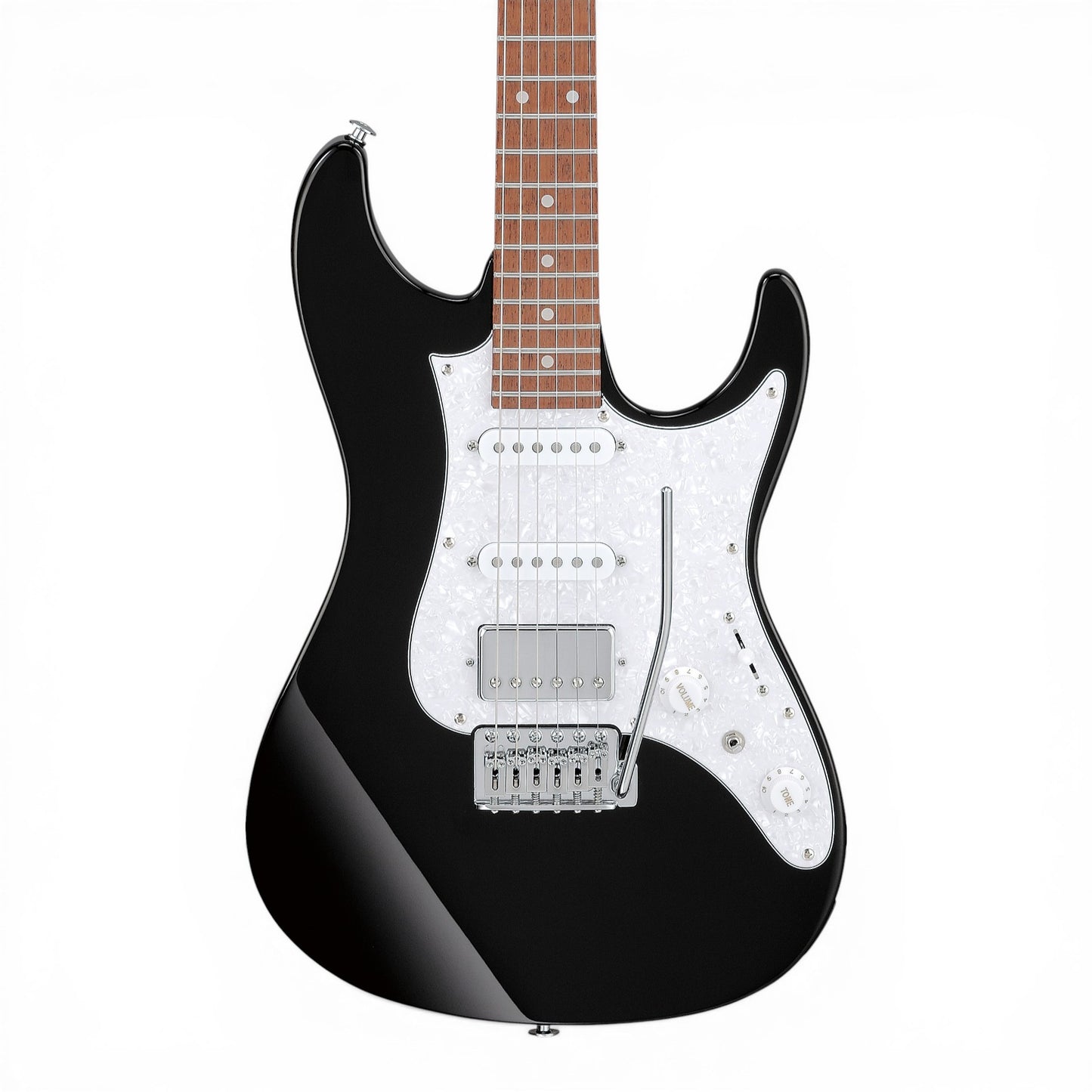 Ibanez AZ22S2BK AZ Standard 6-String Electric Guitar - Black - Roasted Maple Neck, HSS Pickups, dyna-MIX9