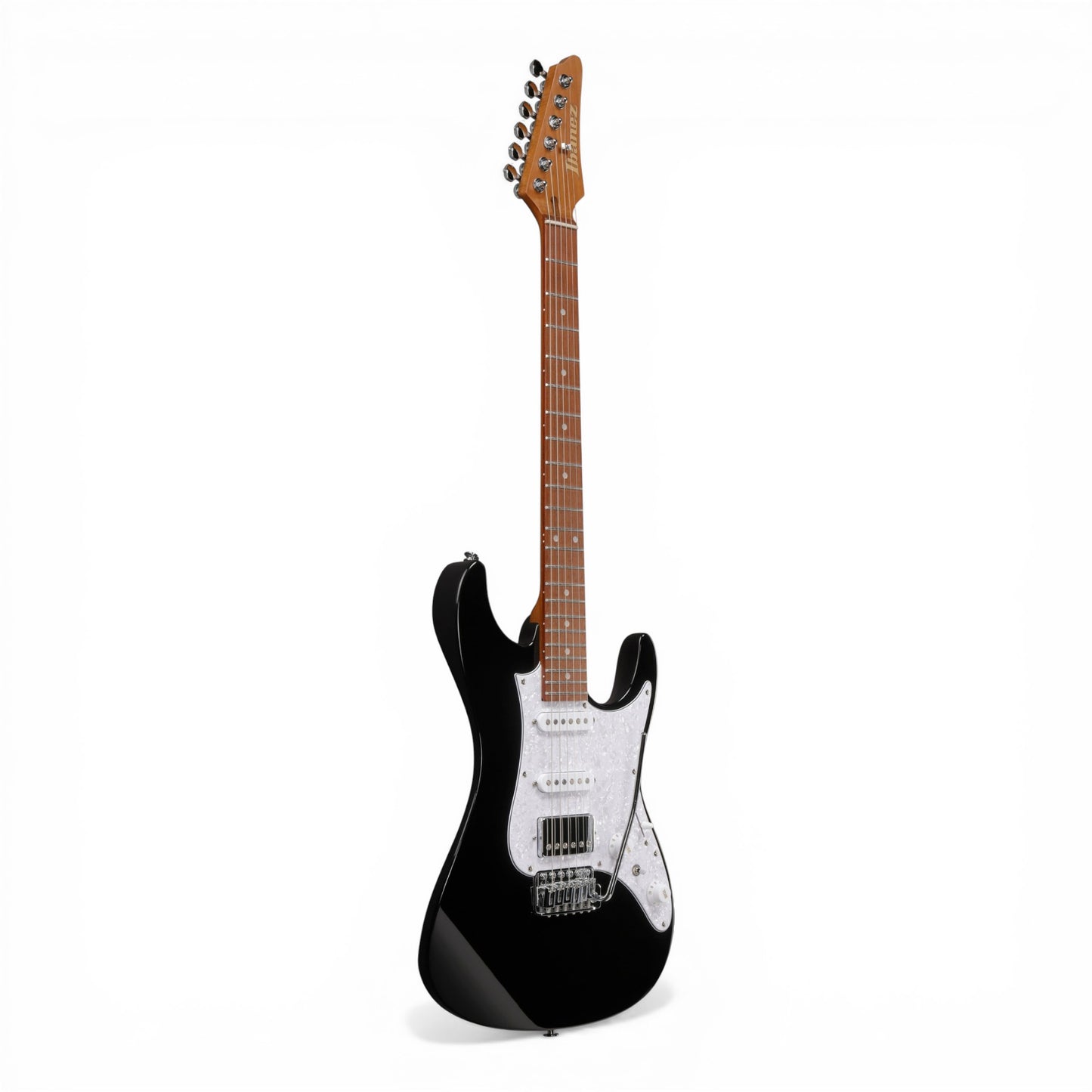 Ibanez AZ22S2BK AZ Standard 6-String Electric Guitar - Black - Roasted Maple Neck, HSS Pickups, dyna-MIX9