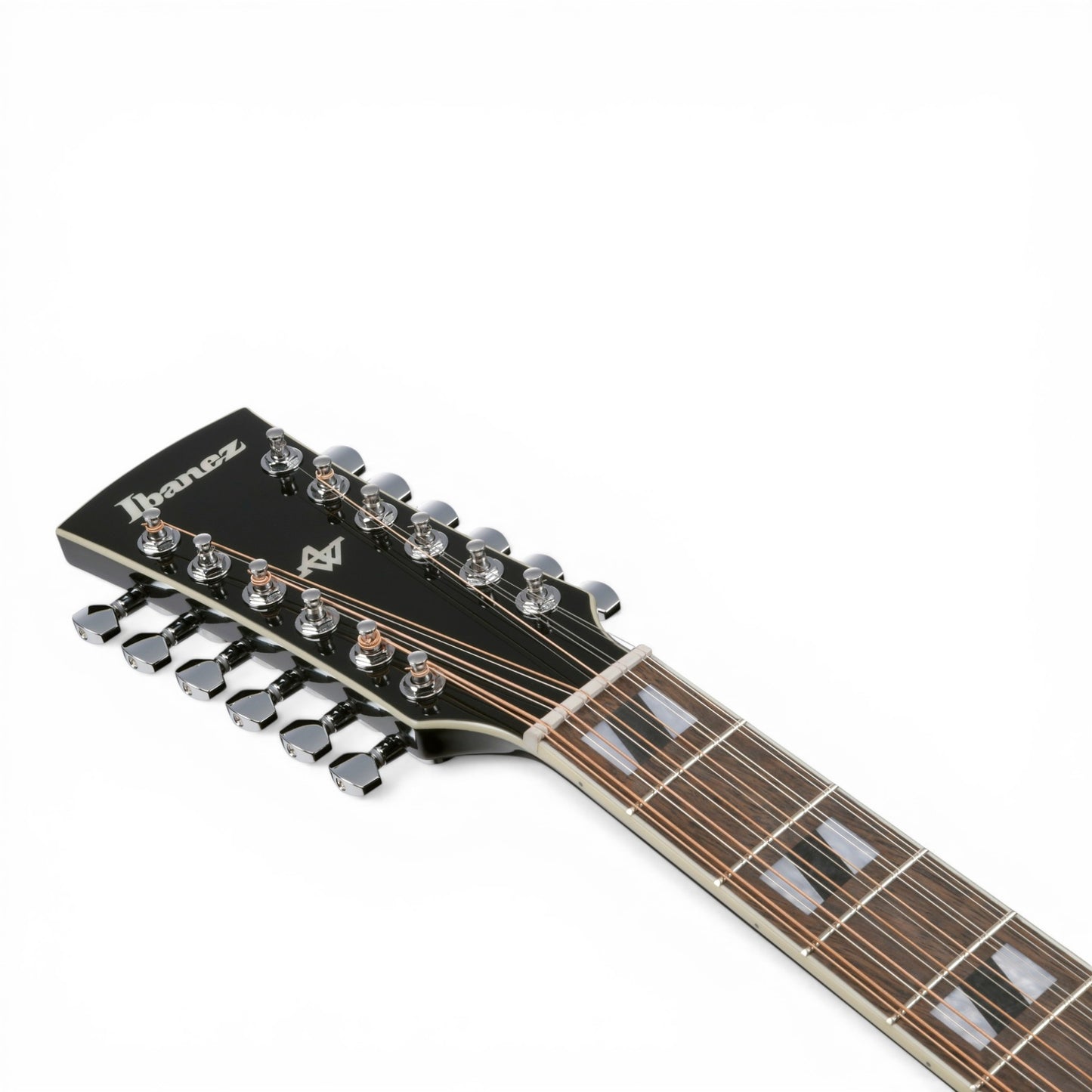Ibanez AJ7012M1EB Artwood Series 12-String Acoustic-Electric Guitar Black High Gloss