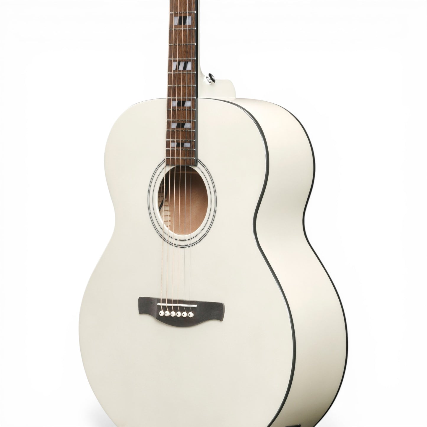 Ibanez AJ70M2E Artwood Series Acoustic-Electric Guitar Pearl White High Gloss Solid Sitka Spruce Top