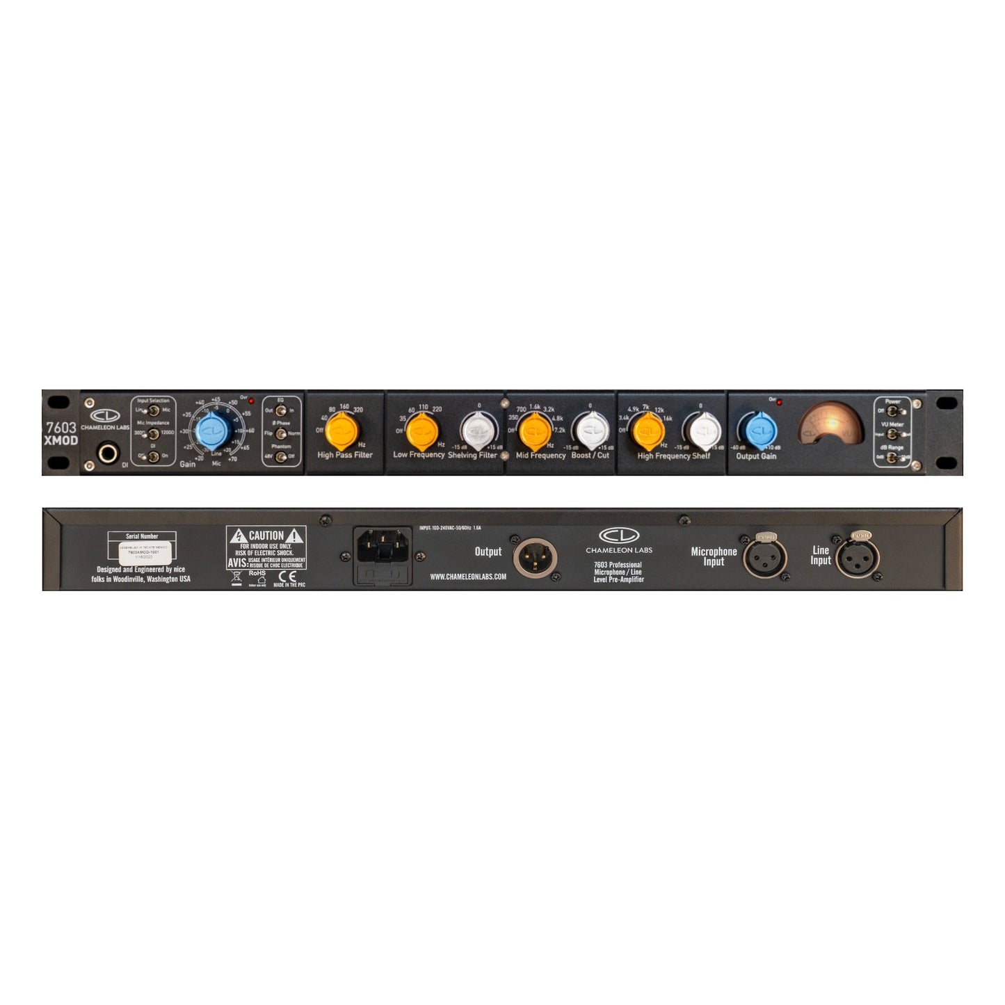 Chameleon Labs 7603 XMod Microphone Preamp and EQ