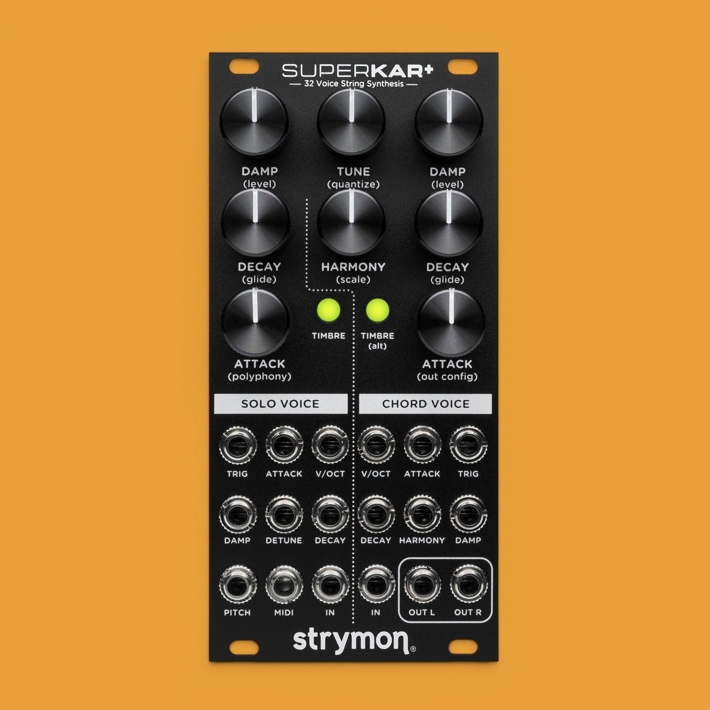 Strymon SuperKar+ 32-Voice Karplus-Strong Synth Module for Eurorack Modular Synth [USED-MINT]