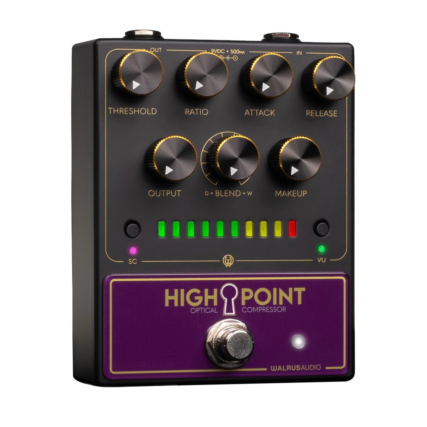 Walrus Audio Highpoint Optical Compressor, Black