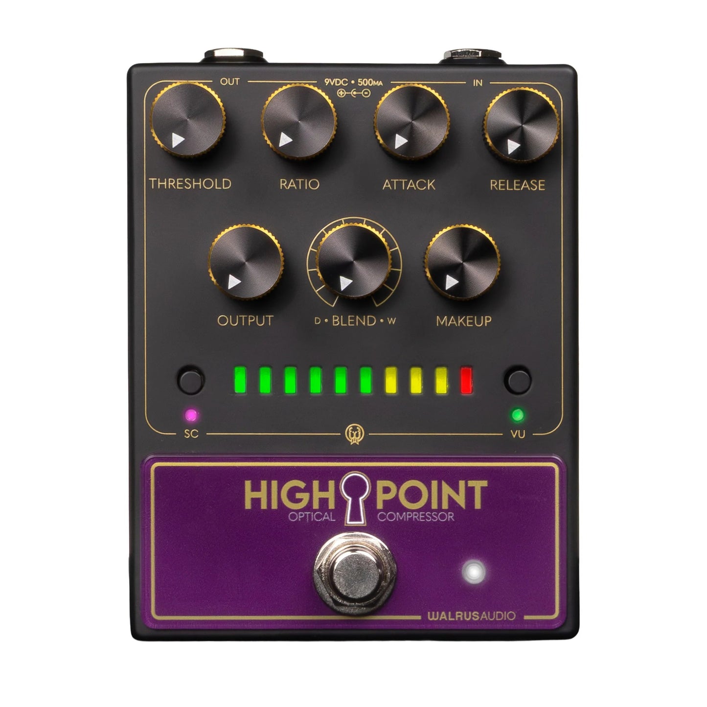 Walrus Audio Highpoint Optical Compressor, Black