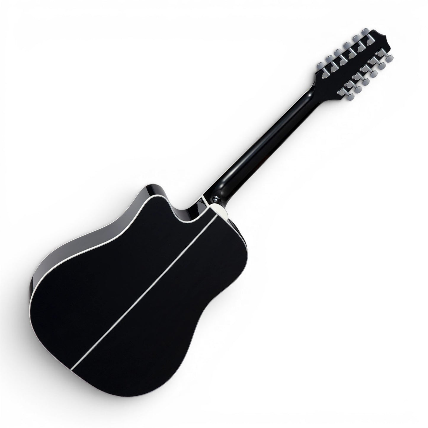 Takamine GD38CE BLK 12-String Dreadnought Acoustic-Electric Guitar w/Gig Bag, Gloss Black