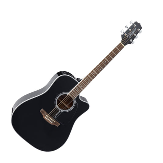 Takamine GD34CE Dreadnaught Cutaway Acoustic Electric Guitar, Black