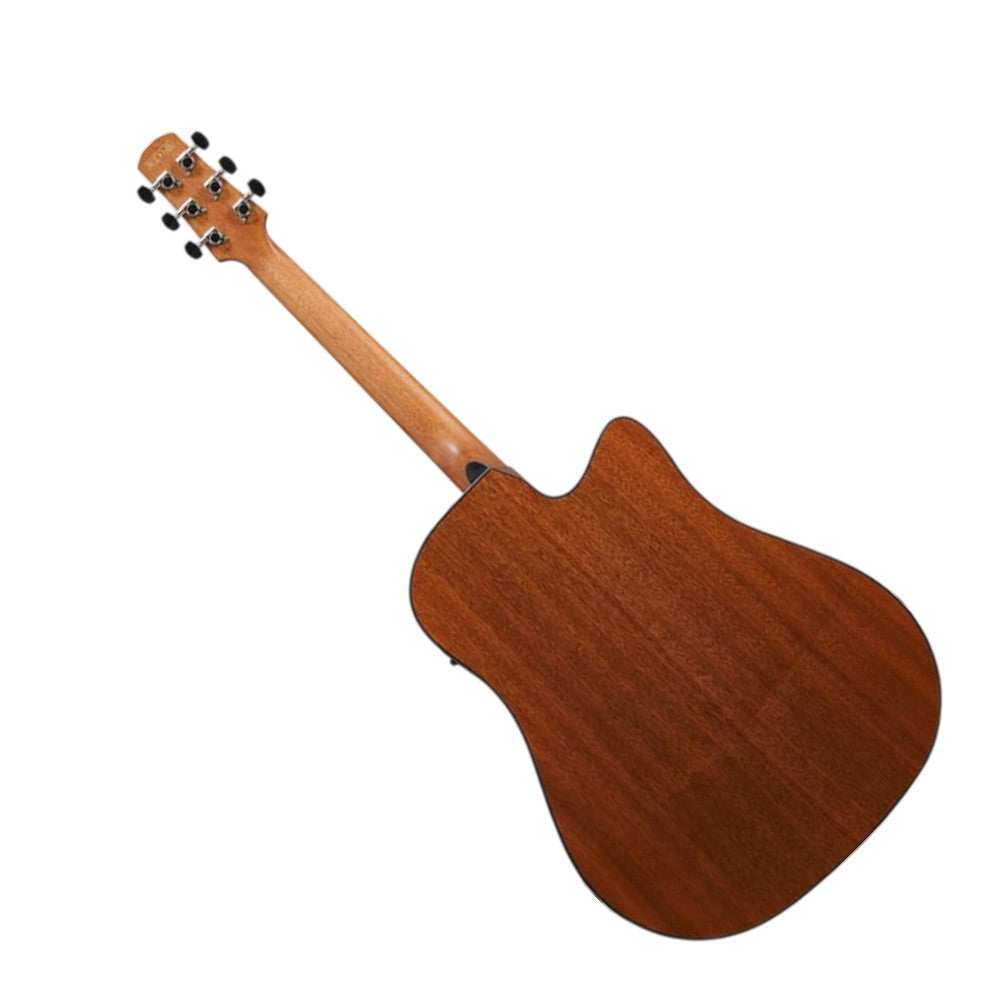 Ibanez AAD51LCE Advanced Acoustic Series Left-Handed Acoustic Guitar, Dark Violin Sunburst High Gloss  + MR600AC Roadtour Case