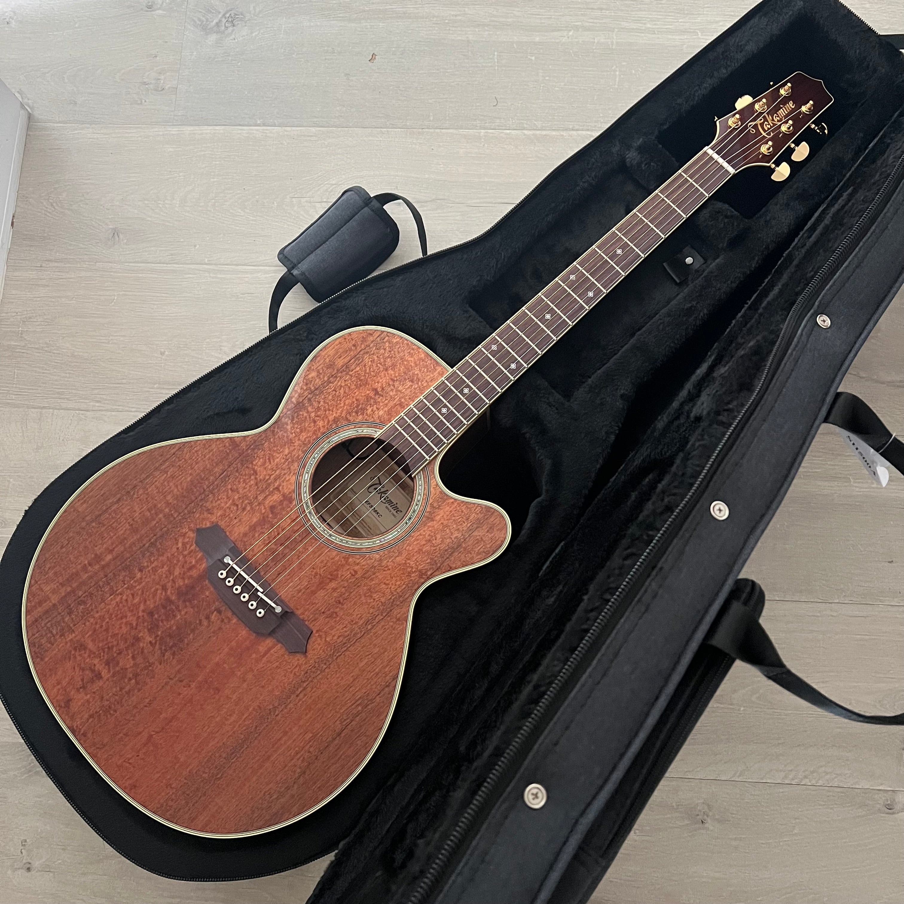 Takamine Legacy Series EF508KC Acoustic/Electric Guitar, Hawaiian