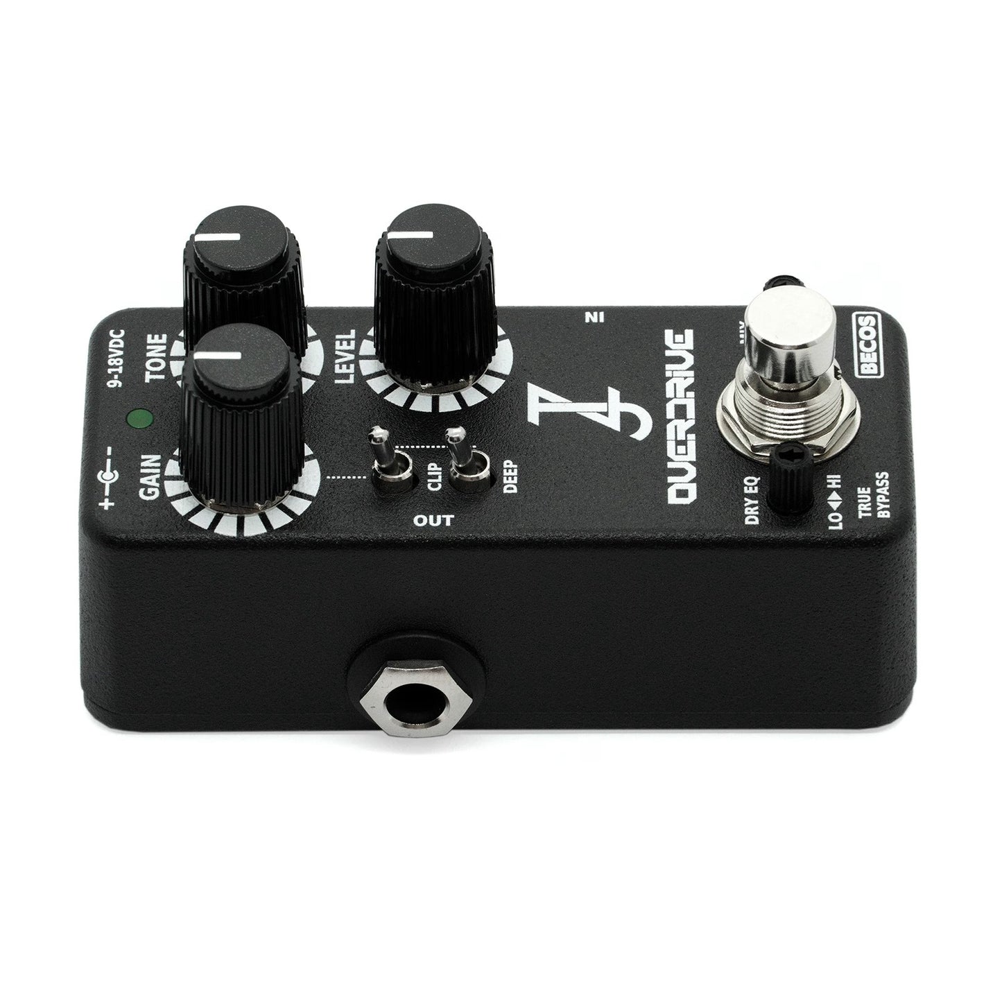 BECOS Ziffer Jordan Ziff Signature MINI Overdrive Pedal for Guitar & Bass