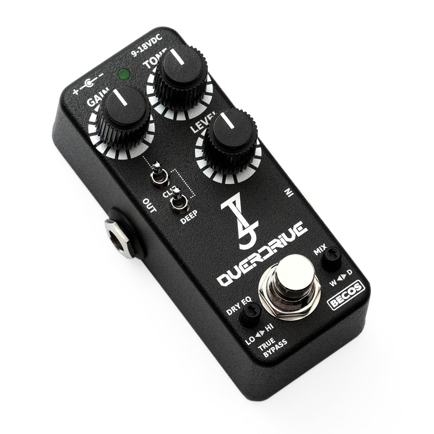 BECOS Ziffer Jordan Ziff Signature MINI Overdrive Pedal for Guitar & Bass
