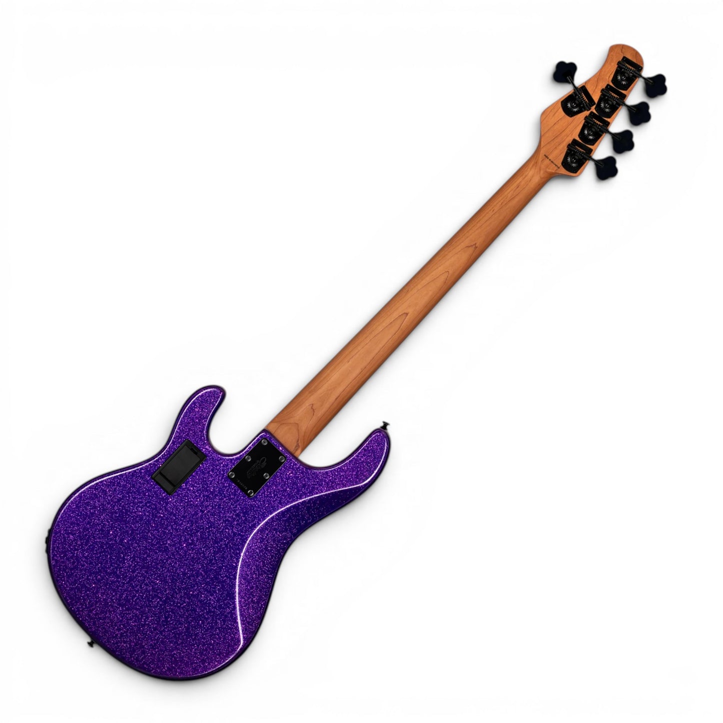 Sterling by Music Man Stingray Ray35 5-String Bass, Purple Sparkle