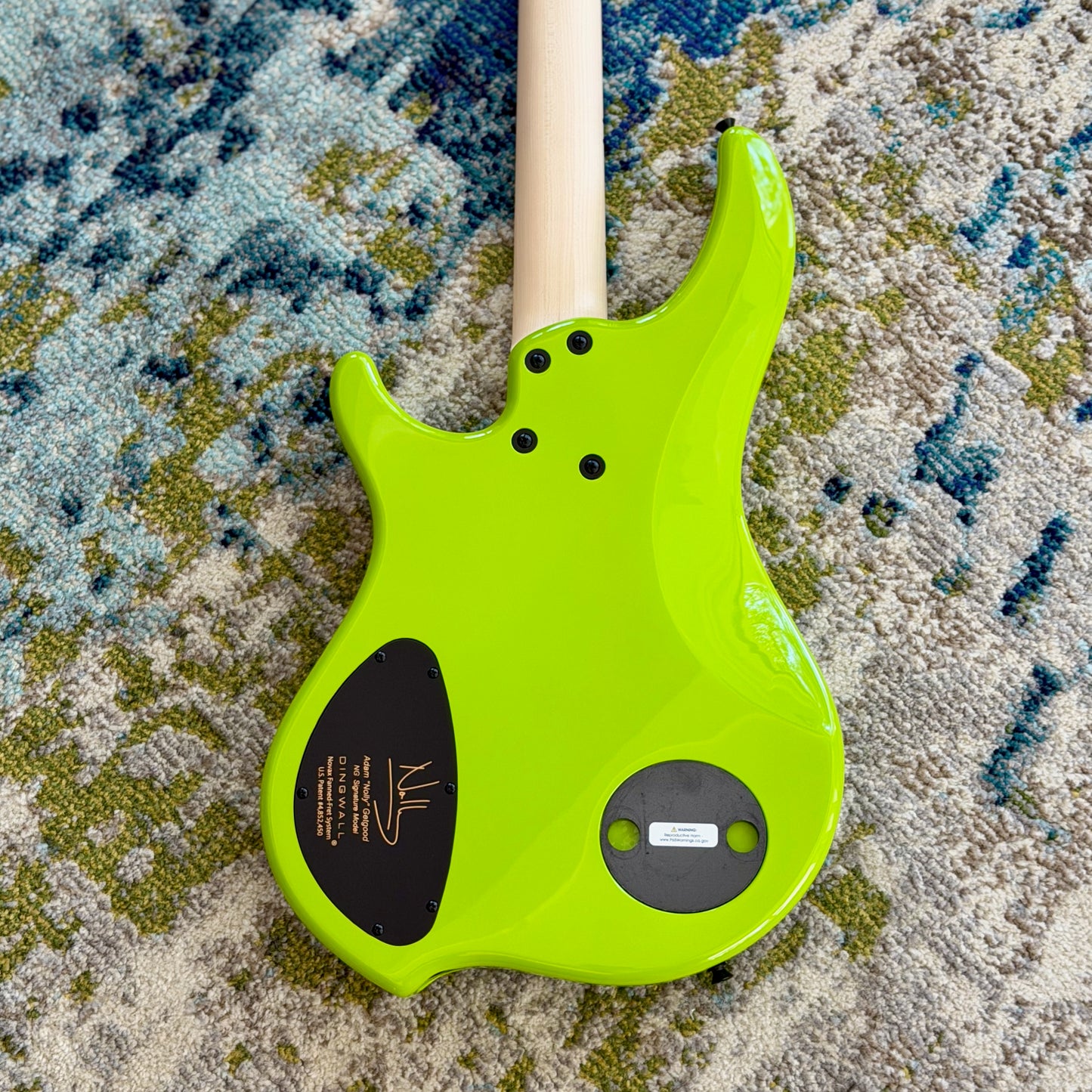 Dingwall NG3 Nolly Getgood 4-String Electric Bass Guitar, Gloss Ferrari Green