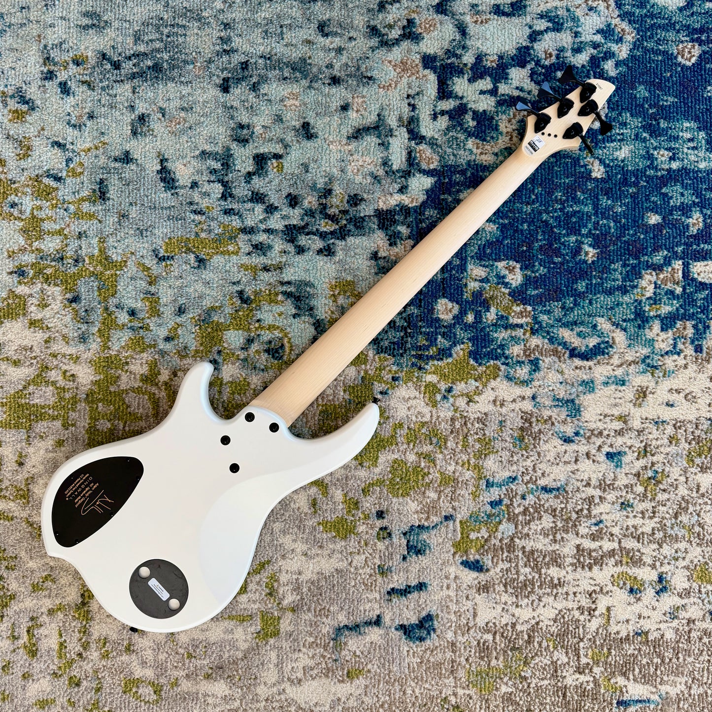 Dingwall NG3 Nolly Getgood 5-String Electric Bass Guitar, Matte Ducati Pearl White