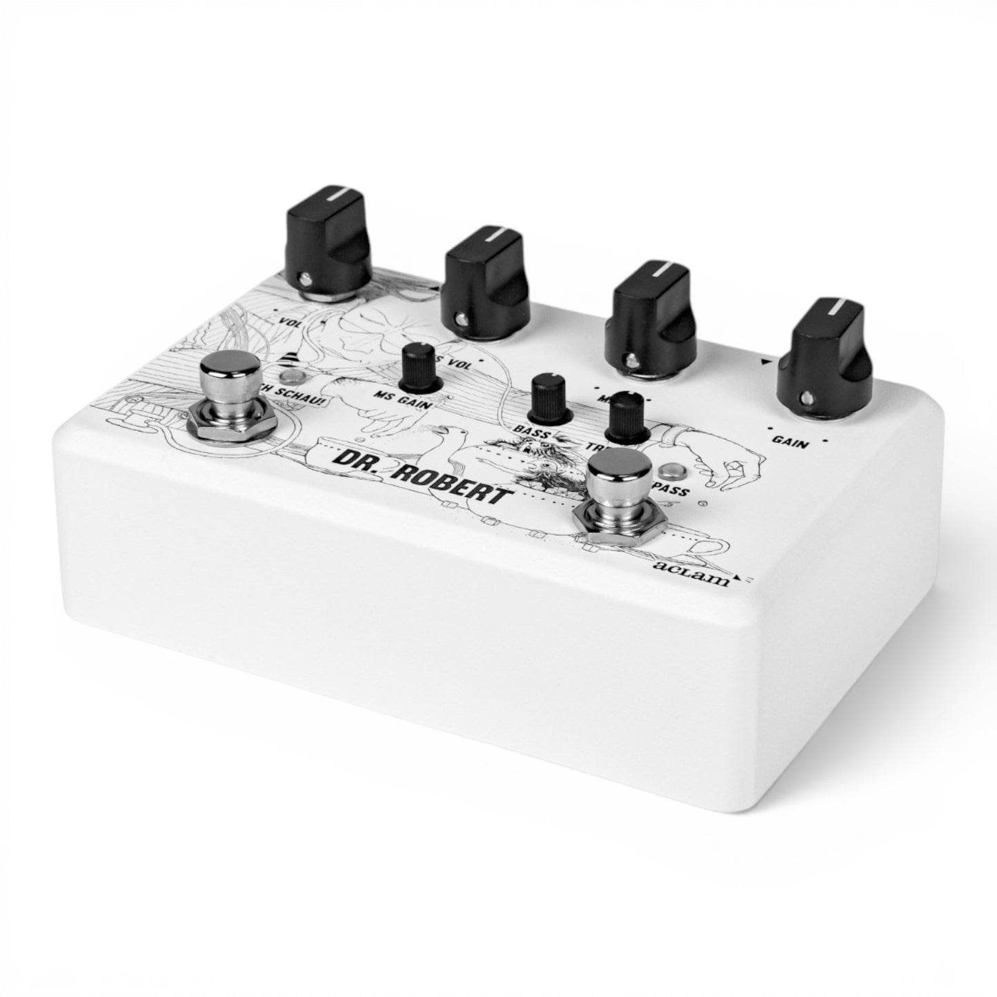 Aclam Dr. Robert V3 Boutique Overdrive Pedal | Vox UL730 Replica | Beatles Revolver Sound
